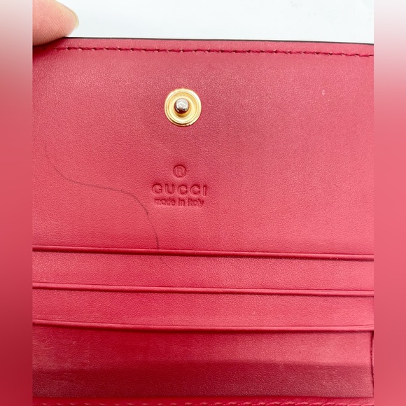 Gucci GG Monogram coated leather Supreme Blooms Blue bifold wallet/hard to find! - Picture 11 of 11
